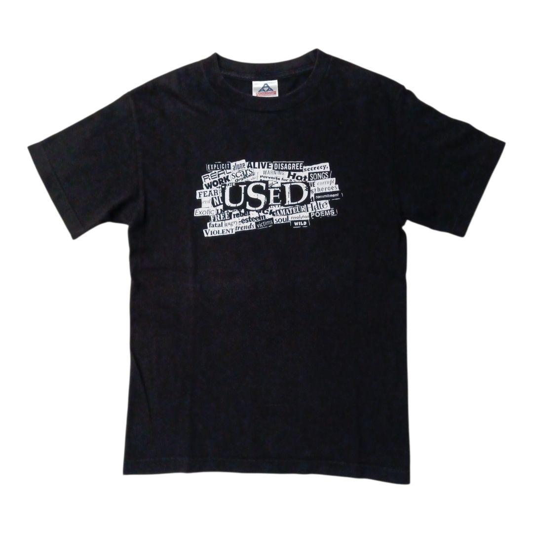 THE USED テキストデザイン バンドTシャツ S 黒