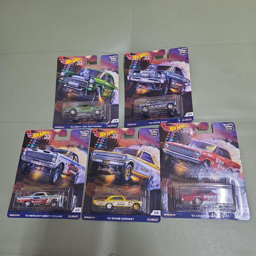 Hot Wheels ドラッグストリップデーモンズ6台セット 未開封