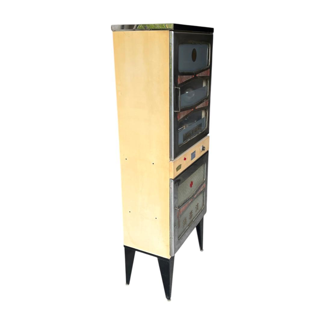 【希少品】昭和 レトロ　紫外線消毒器 ＆ 保管庫 床屋 理容店 ヴィンテージ