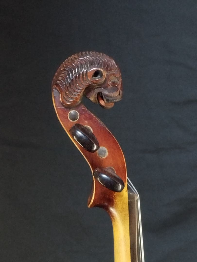 ★ライオンヘッドのオールドバイオリン c.1920 ドイツ圏の希少な一品★