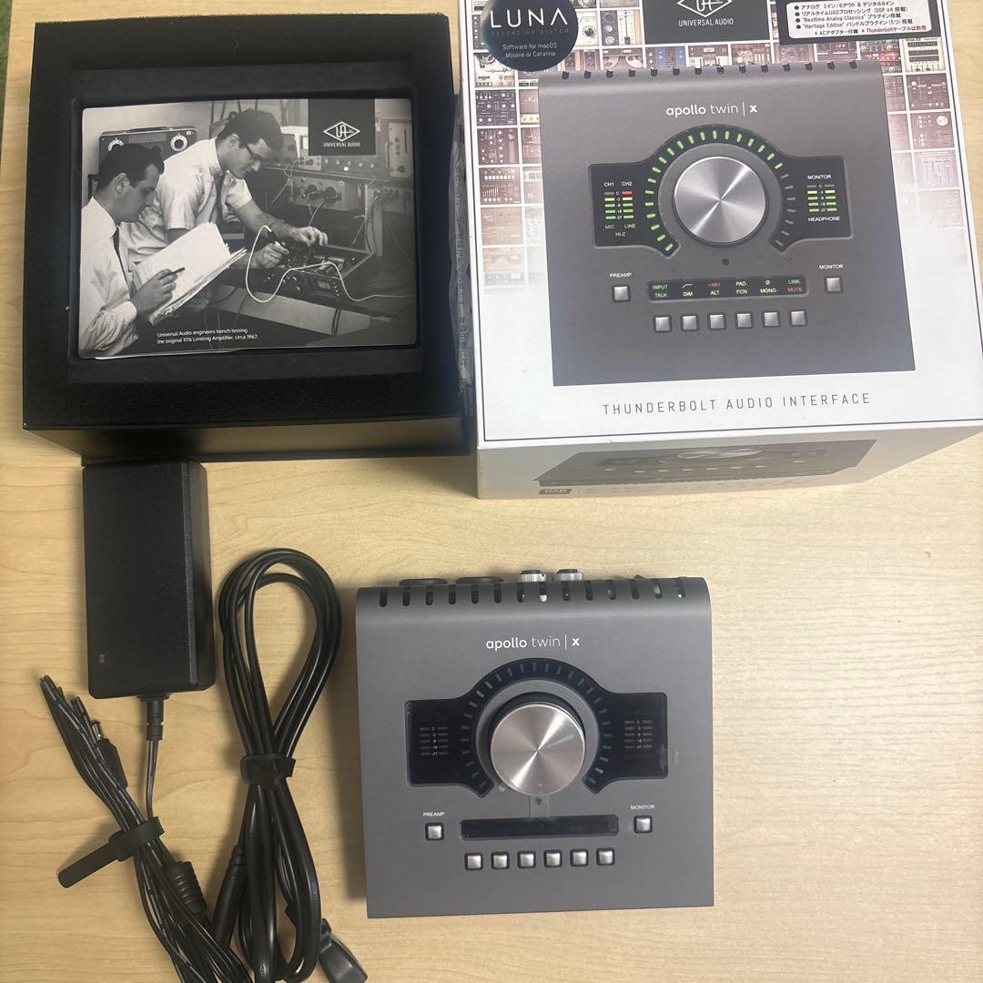 Apollo Twin X Thunderbolt インターフェイス　QUAD