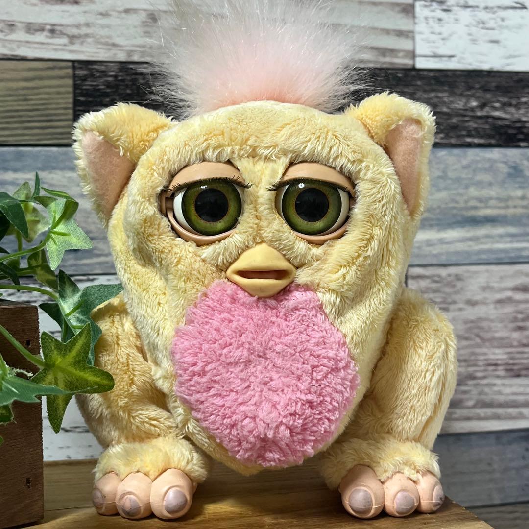 ファービー2　ベイビー イエロー　緑目　furby furby2 　No.13