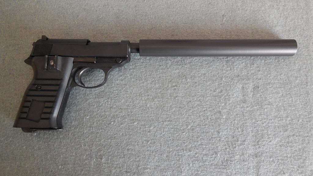 マルゼン　ワルサーP38　デタッチャブル専用　ロングサイレンサー　オリジナル品