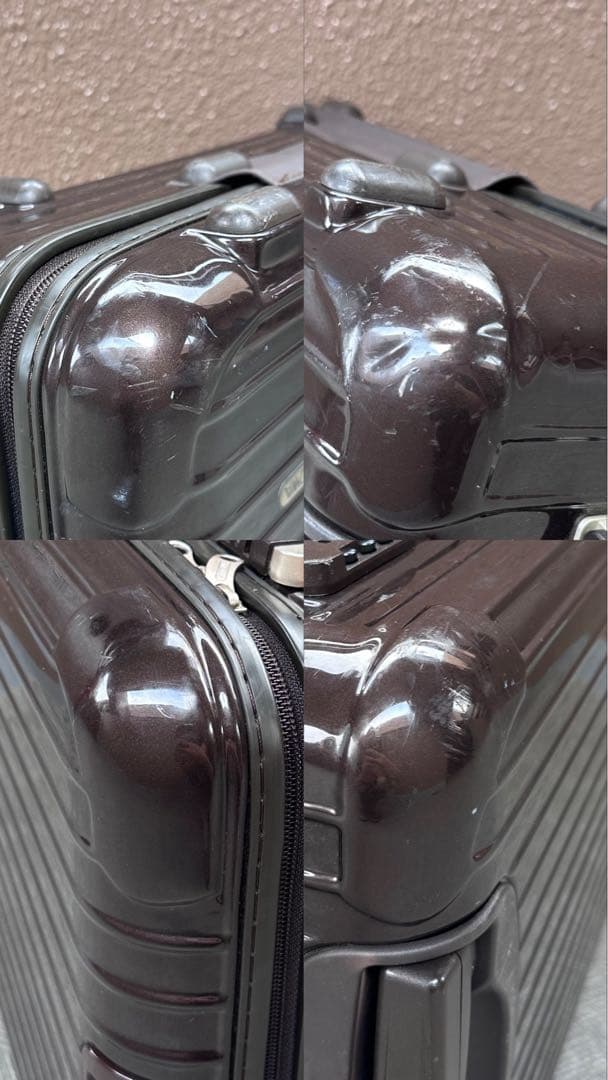 良品 リモワ サルサデラックス 33L 機内持ち込み 2輪 TSAロック 茶色