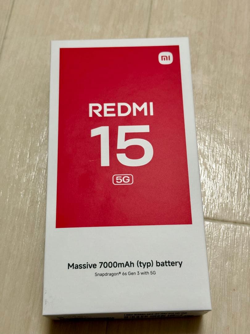 REDMI 15 5G 128GB ブラック