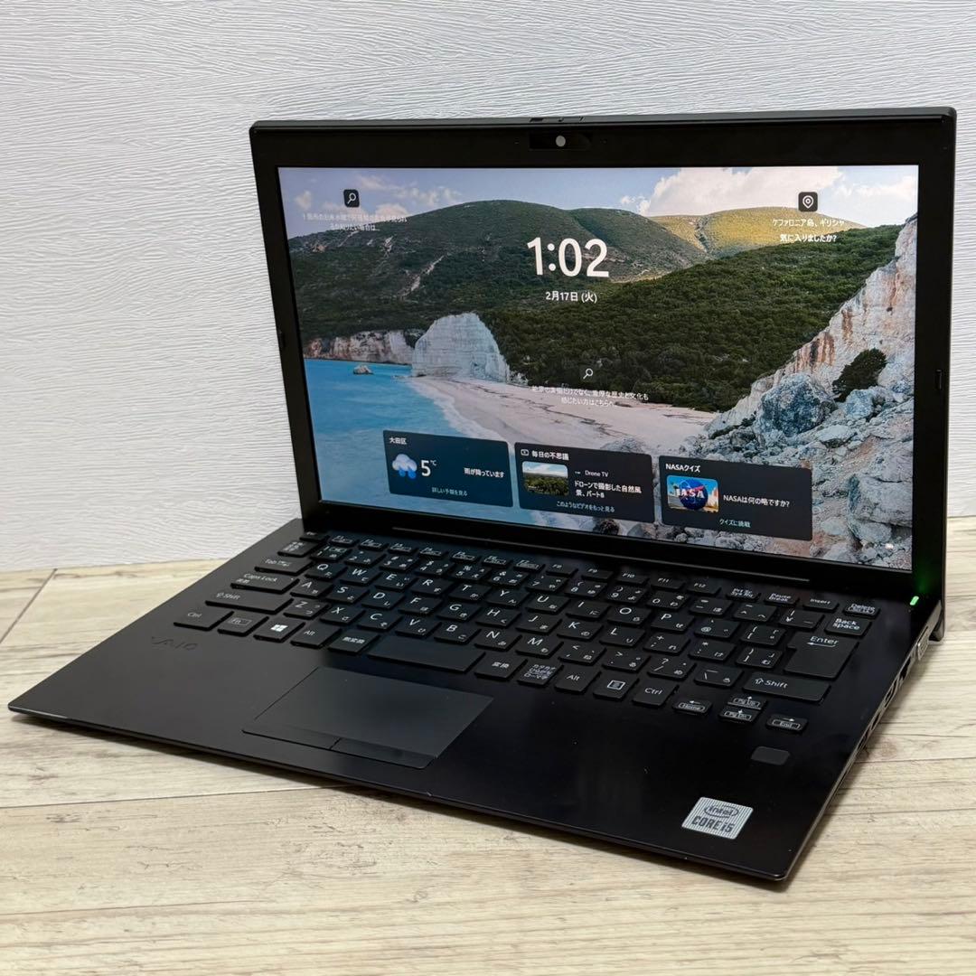 VAIO Pro PG/カメラSSD/Windows11/ノートパソコン/8GB