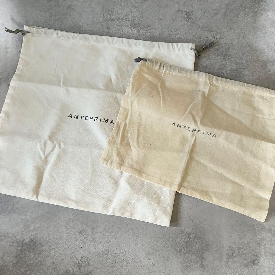 【未使用級✨】アンテプリマ　ワイヤー　インナーバッグ・保存袋×2付き　グリーン