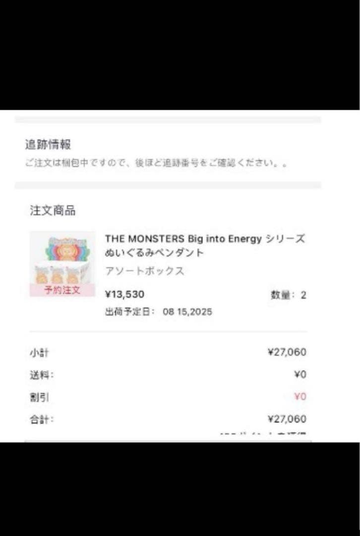 【正規品】Labubu Big into Energy 未開封アソート2ボックス
