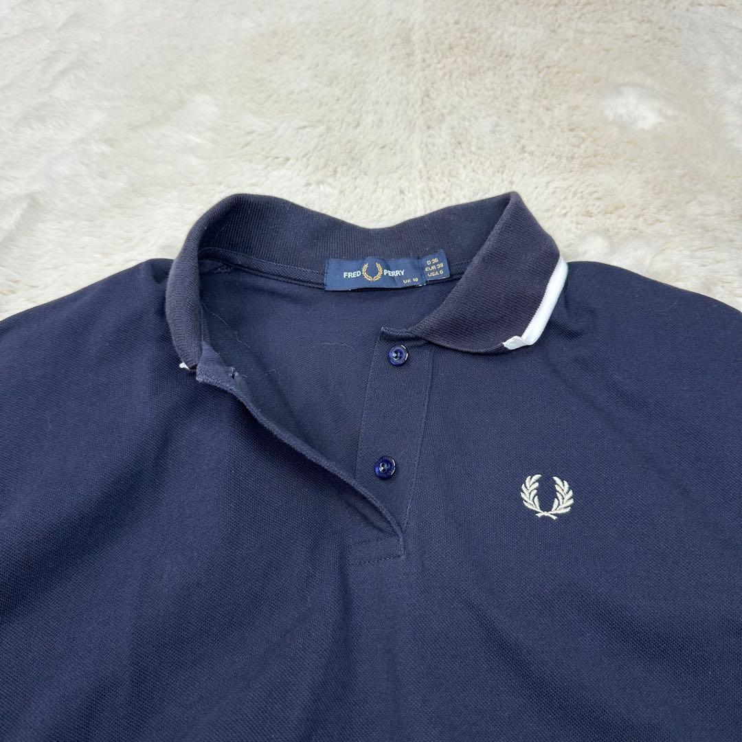 希少✨FRED PERRY フレッド ペリー コットンバックヘムパネルポロシャツ