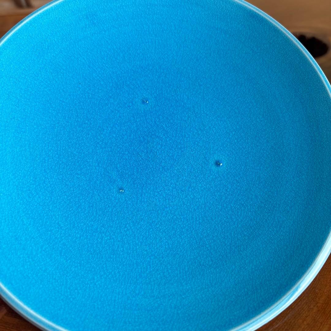 【新品】末広水指 浅黄交趾 御室窯 茶道具 共箱