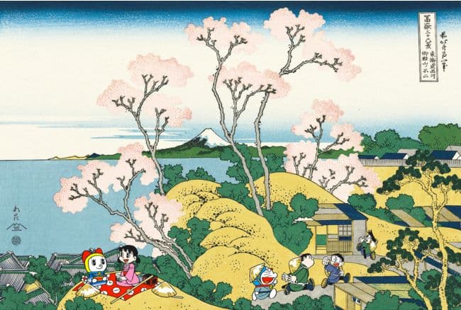 ドラえもん　浮世絵