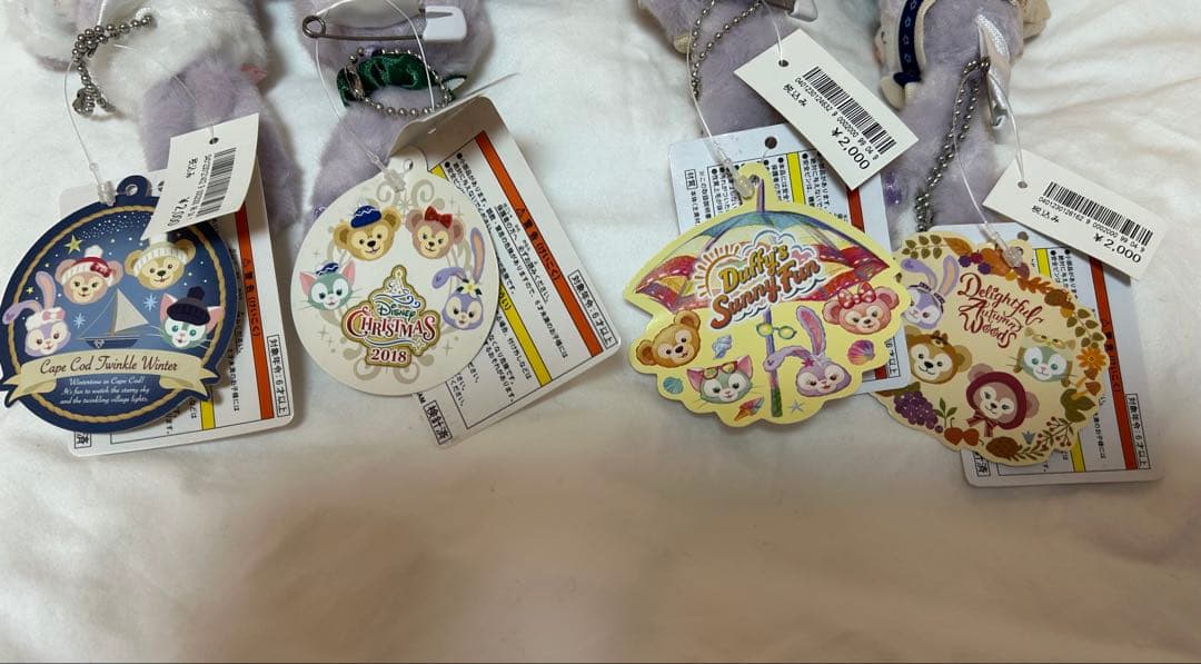 ステラルー　ジェラトーニ　ダッフィー　ぬいぐるみバッチ