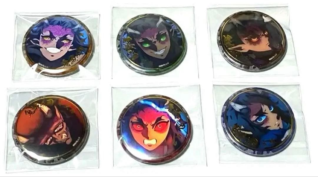 鬼滅の刃　刀鍛冶の里編　絵巻カフェ終ノ巻 箔押しランダム　57mm 缶バッジ　B