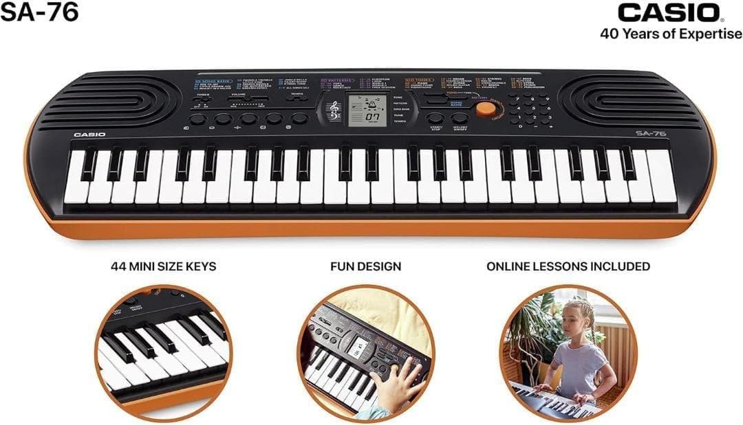 【新品未開封】CASIO SA-76 ミニキーボード