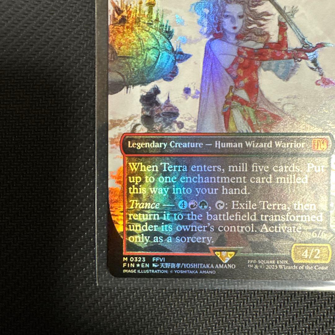 MTG 魔導戦士ティナ ボーダレス foil 英語