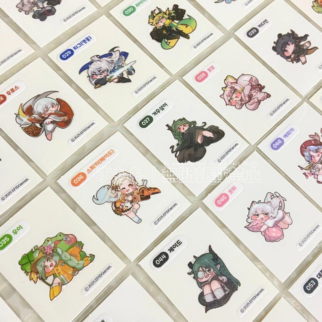 トリッカル emart24 コラボステッカー 56種 コンプリート もちほっぺ