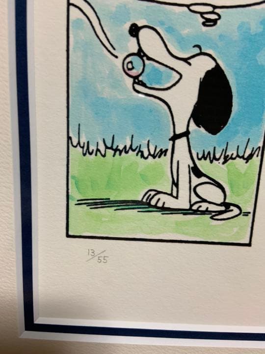SNOOPY リトグラフ ピーナッツ 値下げ