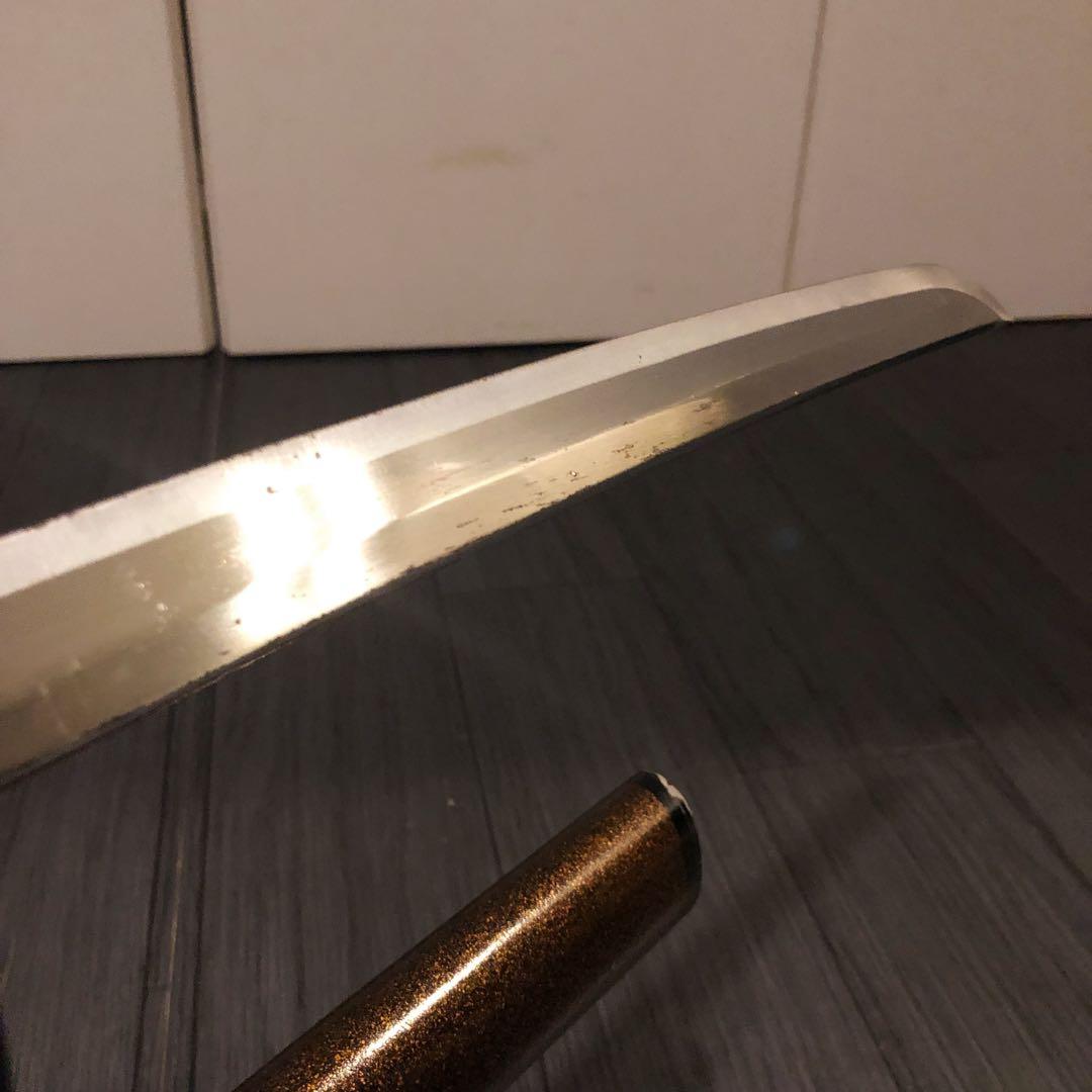 高級模造刀　亜合金刀身　居合刀　茶拵え