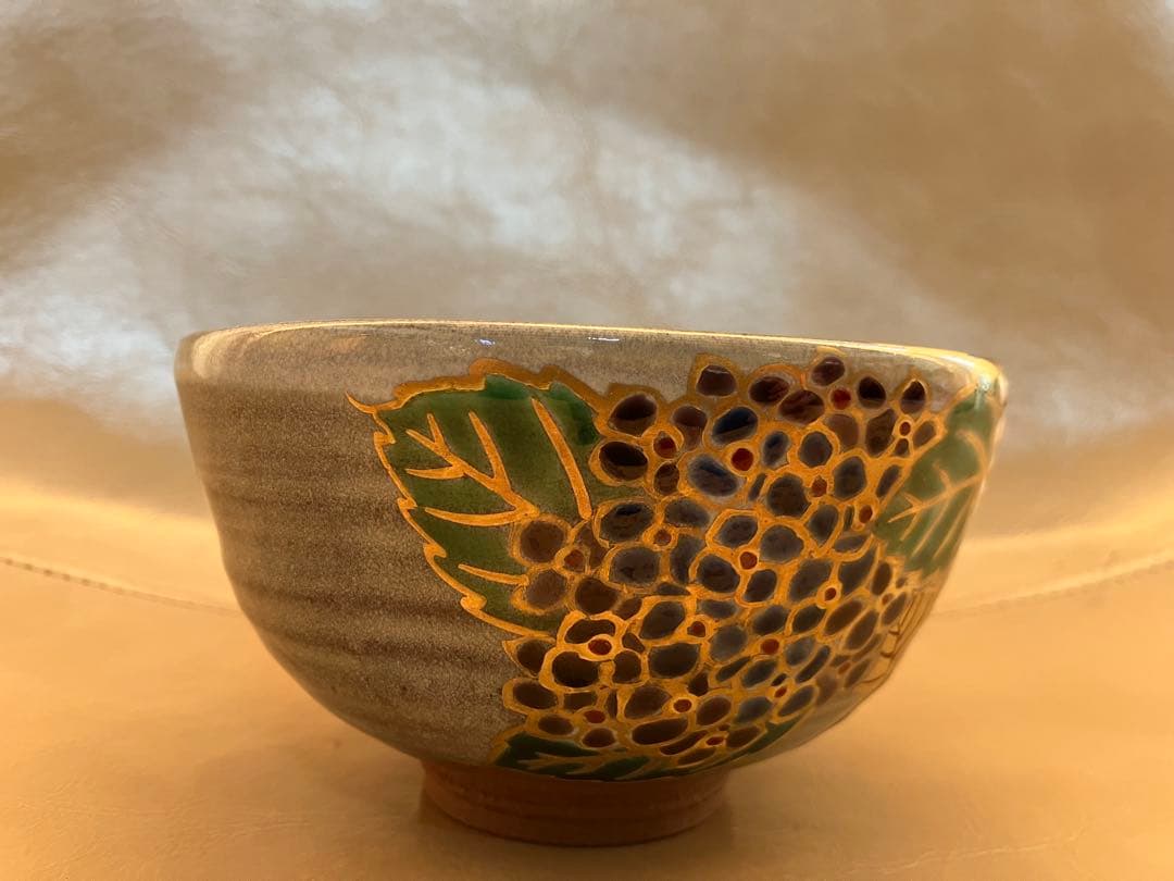 京焼 宮川香雪 宮川香せつ 色絵 抹茶 茶碗 金銀泥 茶道具 生活工芸 伝統工芸