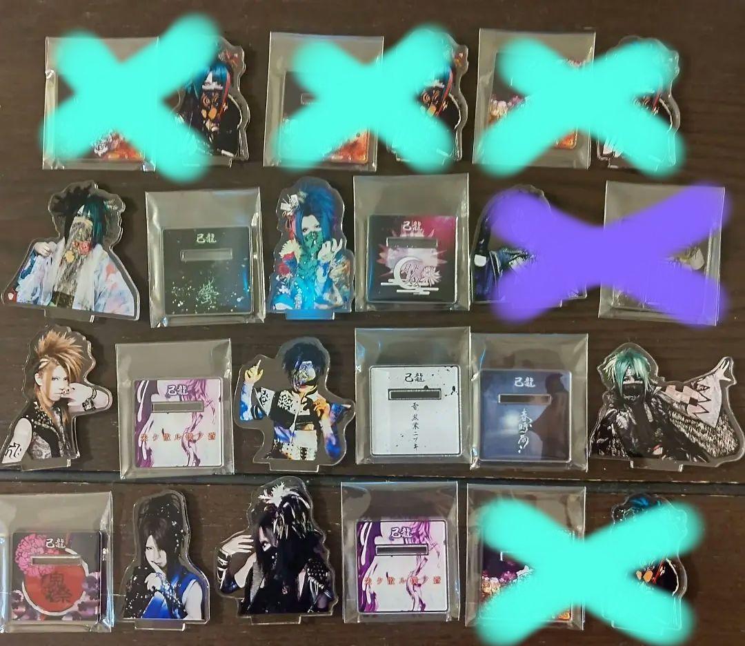 己龍　歴代　衣装胸像アクリルスタンドアクスタ
