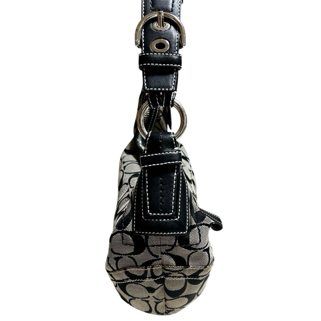 COACH　Shoulder Bag Halfmoon Canvas Hobo
