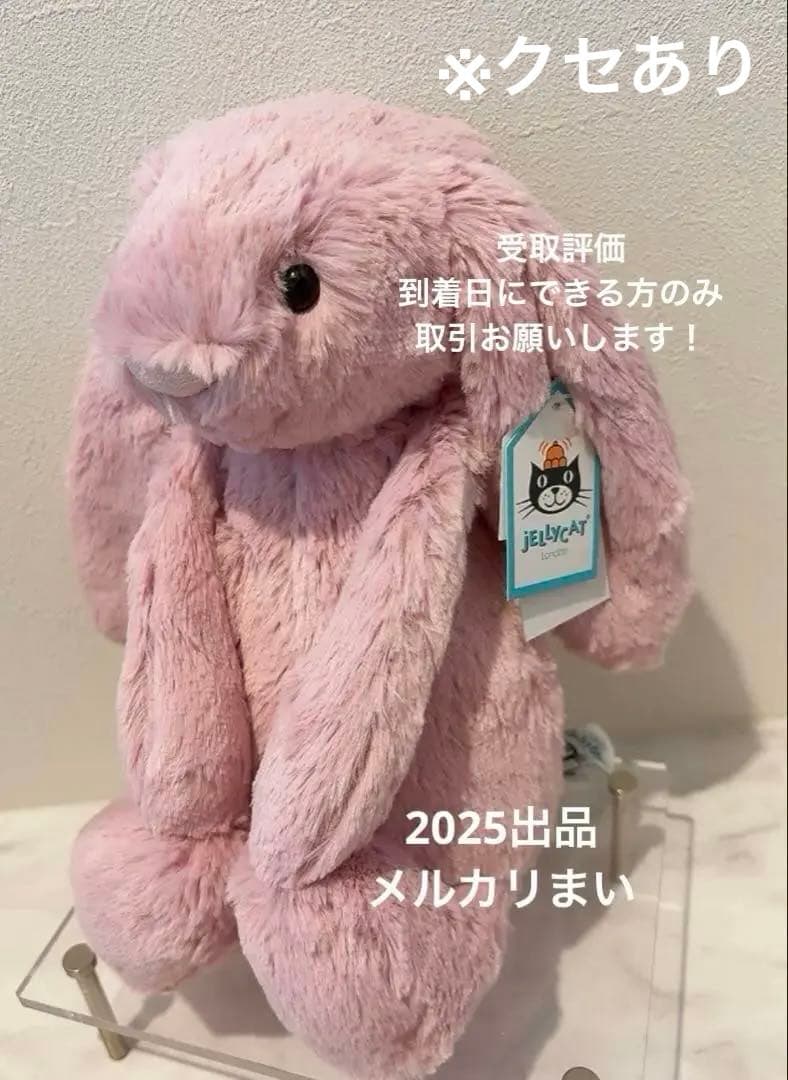 ぬいぐるみ  Medium Bashful Tulip Pink Bunny
