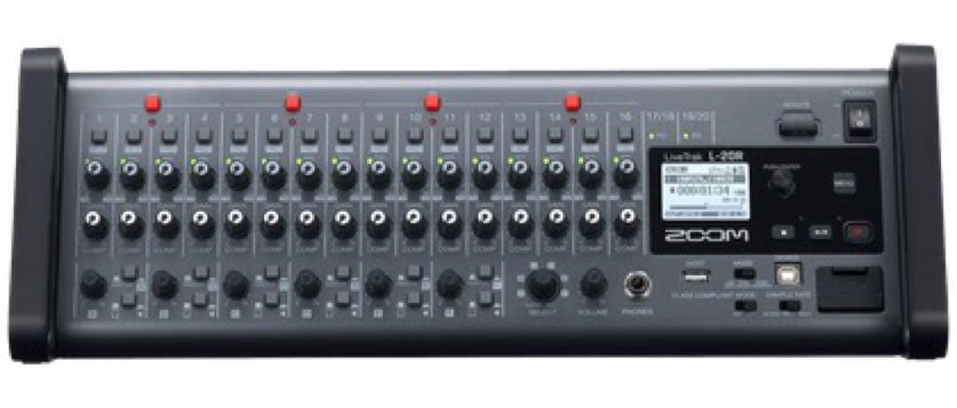 ZOOM LiveTrak L-20R デジタルミキサー