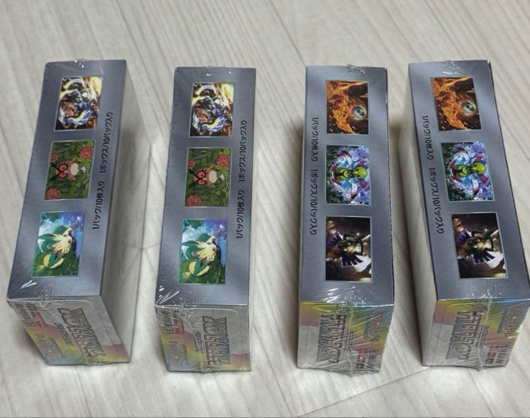【新品未開封】ポケモンカード　テラスタルフェスex 4box シュリンク付き