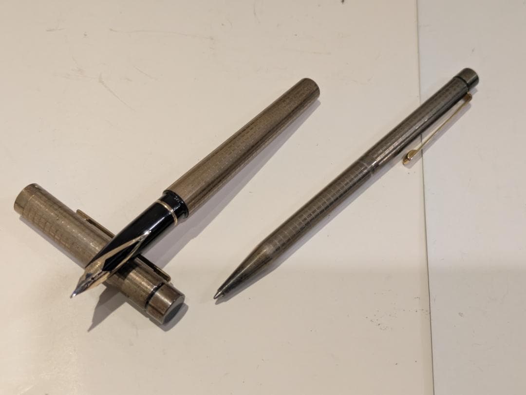 d*9様 SHEAFFER STERLING SILVER タルガ ボールペン＆
