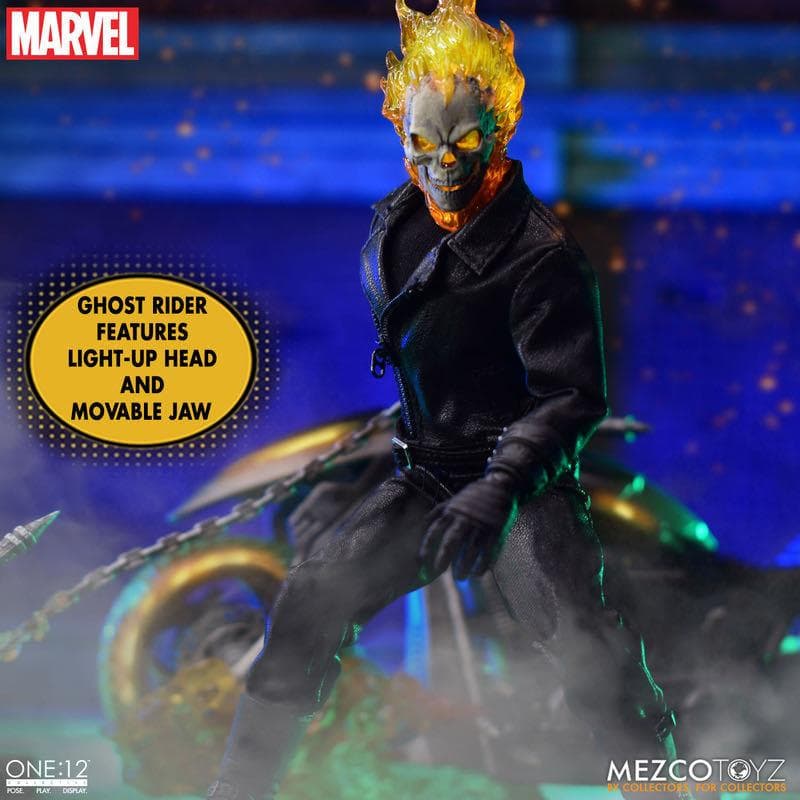 Mezco Toyz 1/12 ゴーストライダー & ヒルバイク メズコトイズ