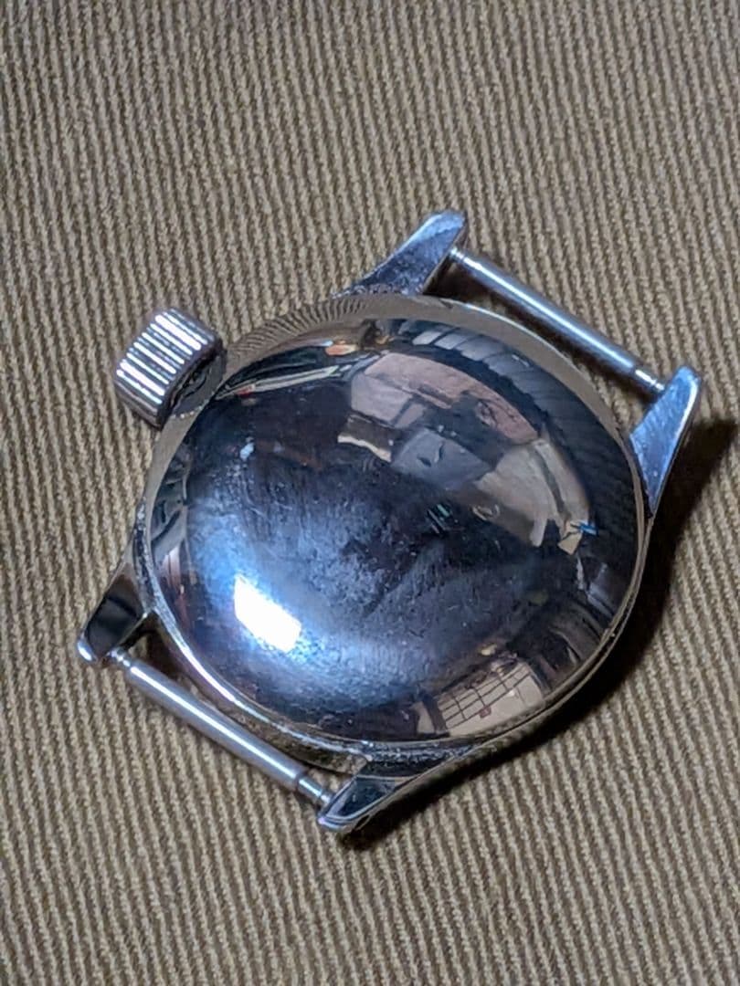 日本軍　陸軍　将校　腕時計　防塵　防湿　二重ガラス　レプリカ　電池式　　可動