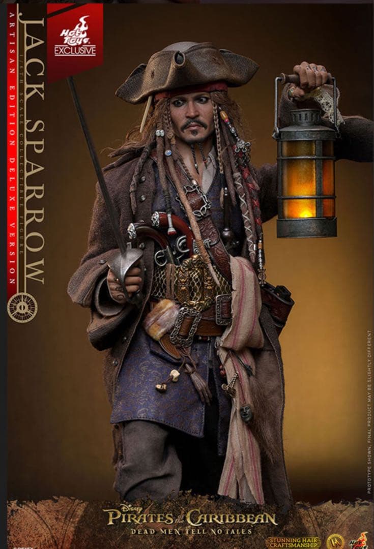 DXアルチザン　パイレーツオブカリビアン1/6フィギュア　ジャック・スパロウ