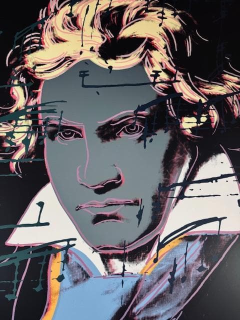 額装済/Sunday B Morning Beethoven II/ウォーホル