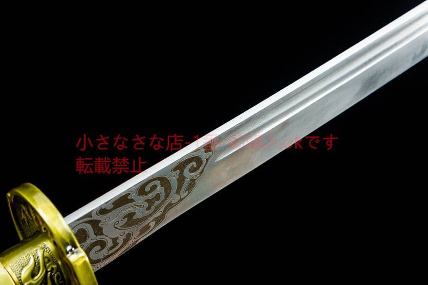 青面獣雁翎刀清刀   古兵器 武具　刀装具　日本刀　模造刀 居合刀