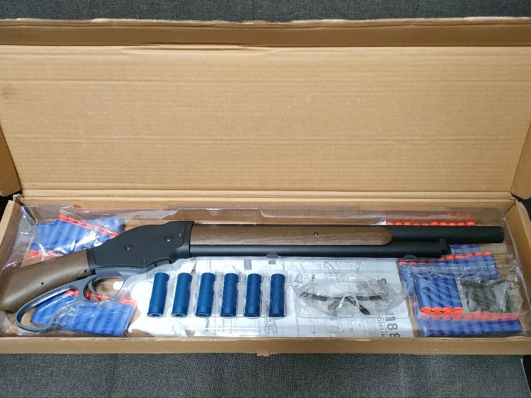 プラ製 ナーフ排莢カート式 スポンジ M1887 ショットガン