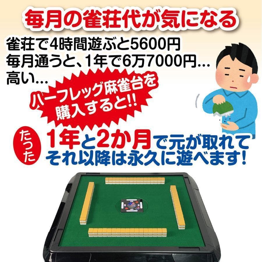 全自動麻雀卓 座卓 28mm 麻雀卓 全自動 折りたたみ 家庭用 マットブラック