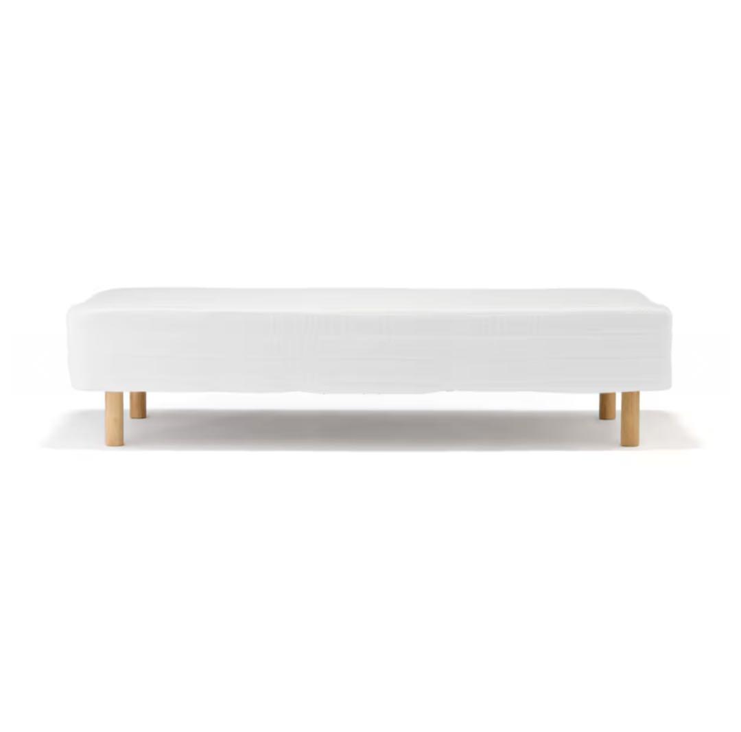 無印良品　シングルサイズ　脚付マットレスポケットコイル26cm（洗えるカバー）