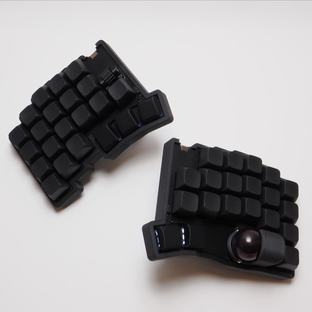 【mq氏専用】左右分割式トラックボール付きワイヤレスキーボード