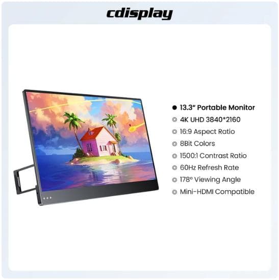 K*N様 【未開封・新品】4K 13.3インチ　IPSポータブルモニター