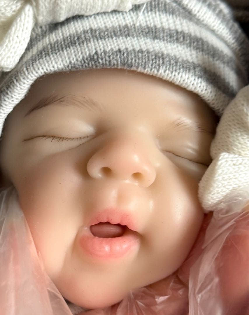 ★新品★リボーンドール フルシリコン 仲良し双子ベビーちゃん♥女の子33cm