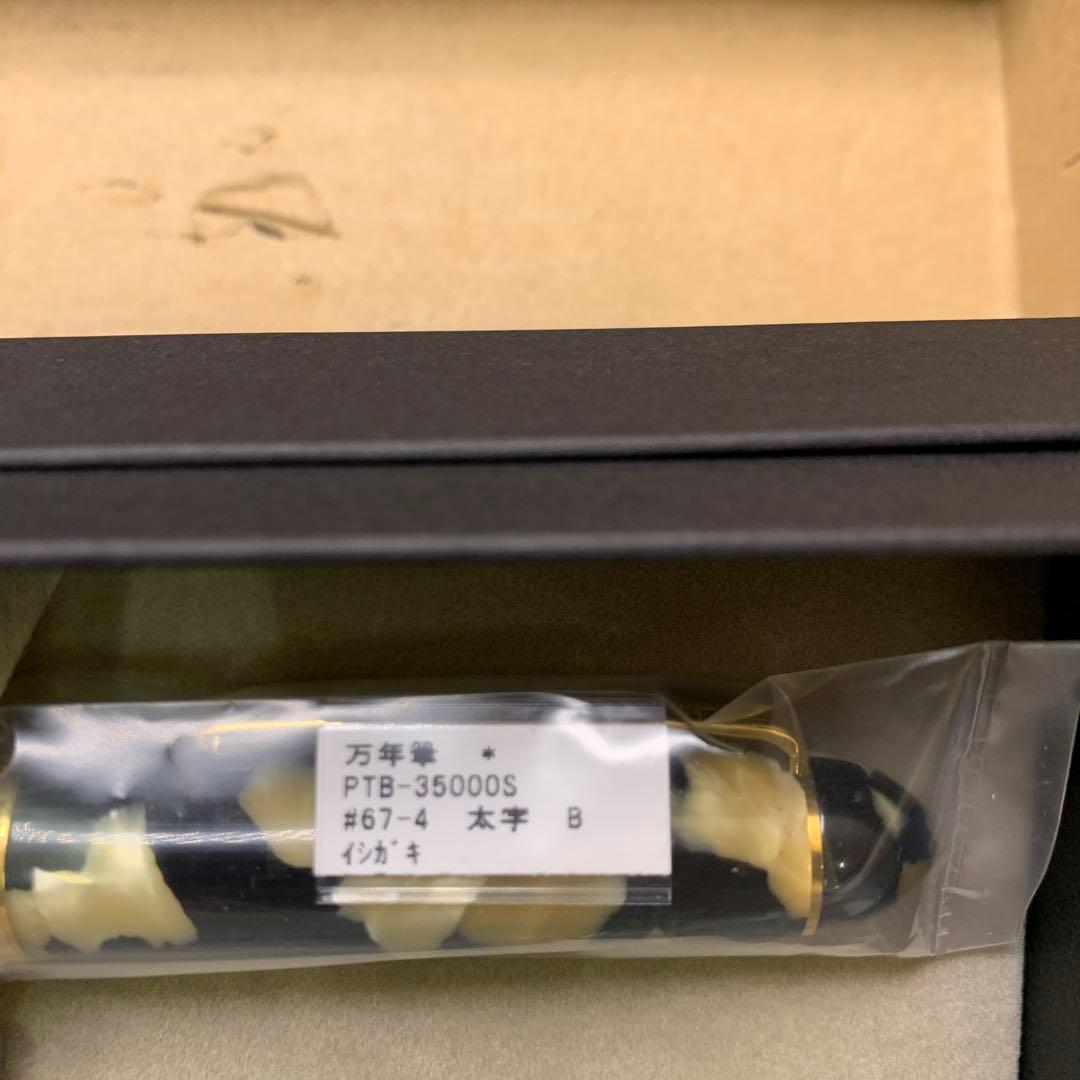 プラチナ万年筆 セルロイド 太字 イシガキ PTB-35000S 67-4
