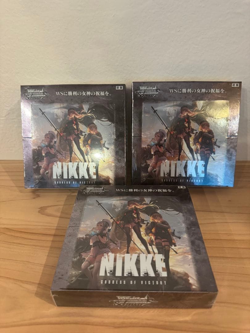 勝利の女神NIKKE ヴァイス ブースターパック3BOX未開封　プロモ2パック