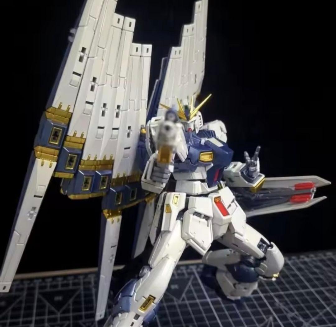 ひまねこ　RG ニューガンダムチタニウムフィニッシュダブルフィンファンネル
