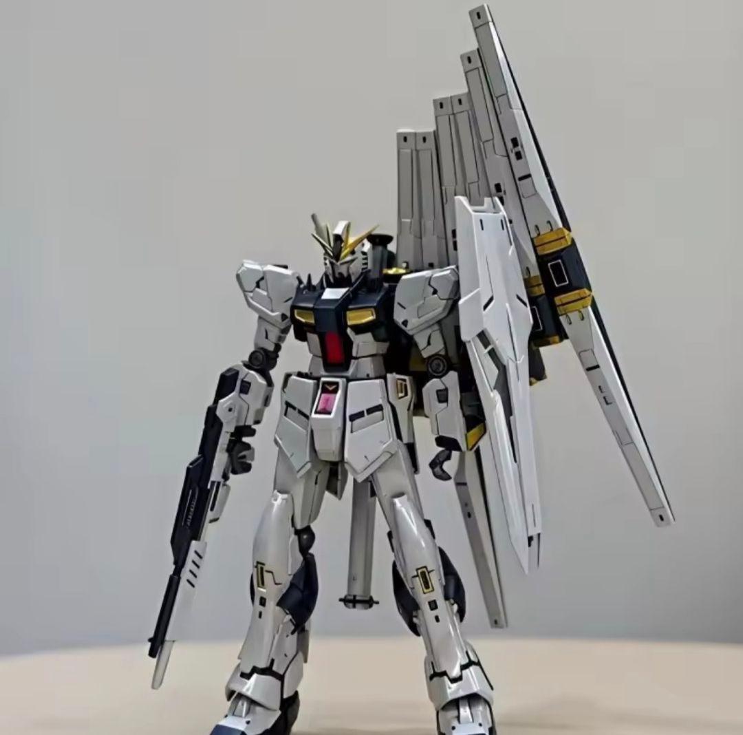 ひまねこ　RG ニューガンダムチタニウムフィニッシュダブルフィンファンネル