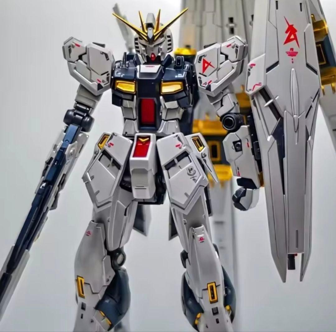 ひまねこ　RG ニューガンダムチタニウムフィニッシュダブルフィンファンネル