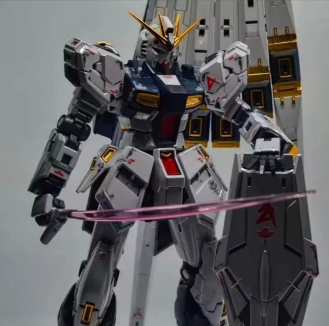 ひまねこ　RG ニューガンダムチタニウムフィニッシュダブルフィンファンネル