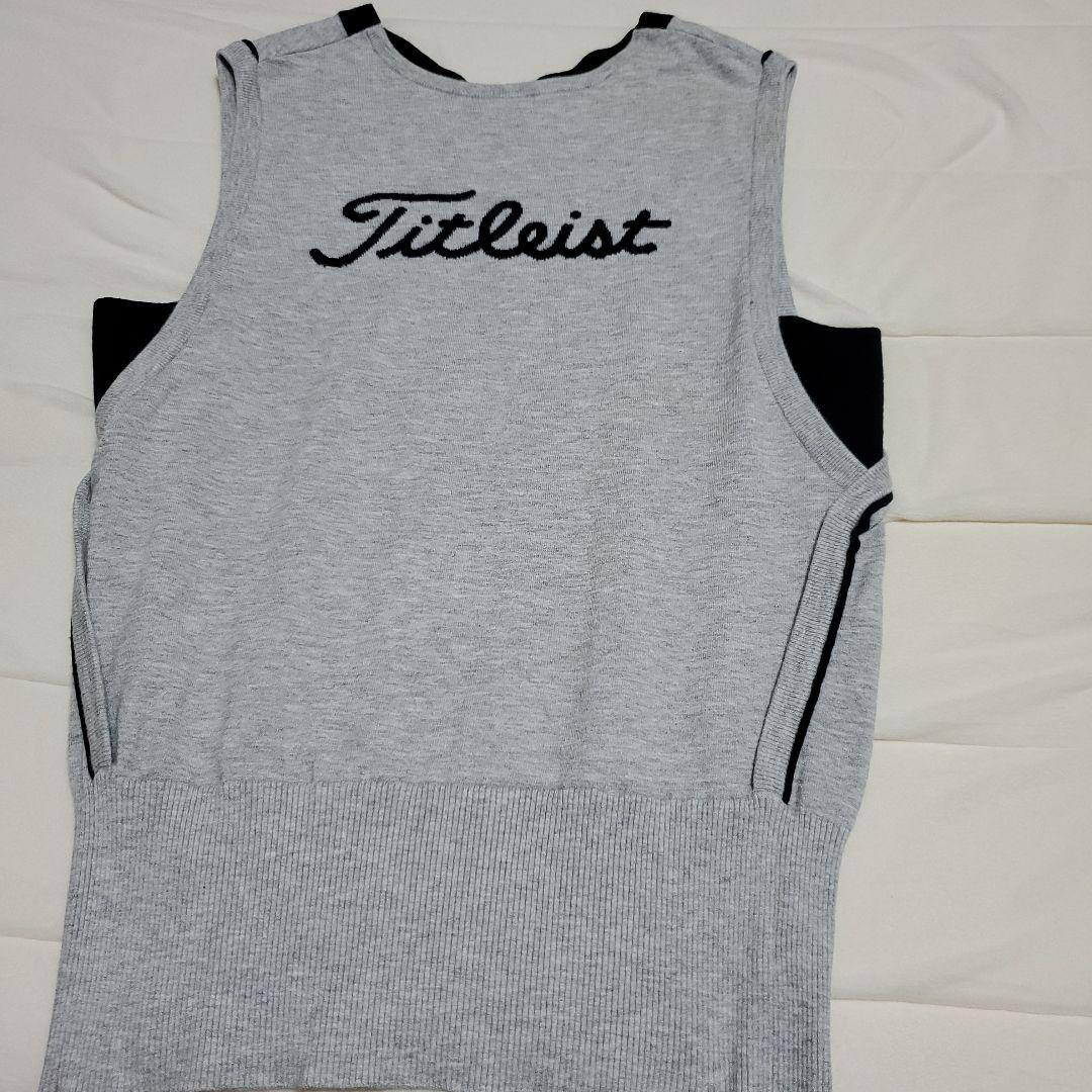 専用Titleist ベスト &ボルビックバイザー黒&グレー　３点