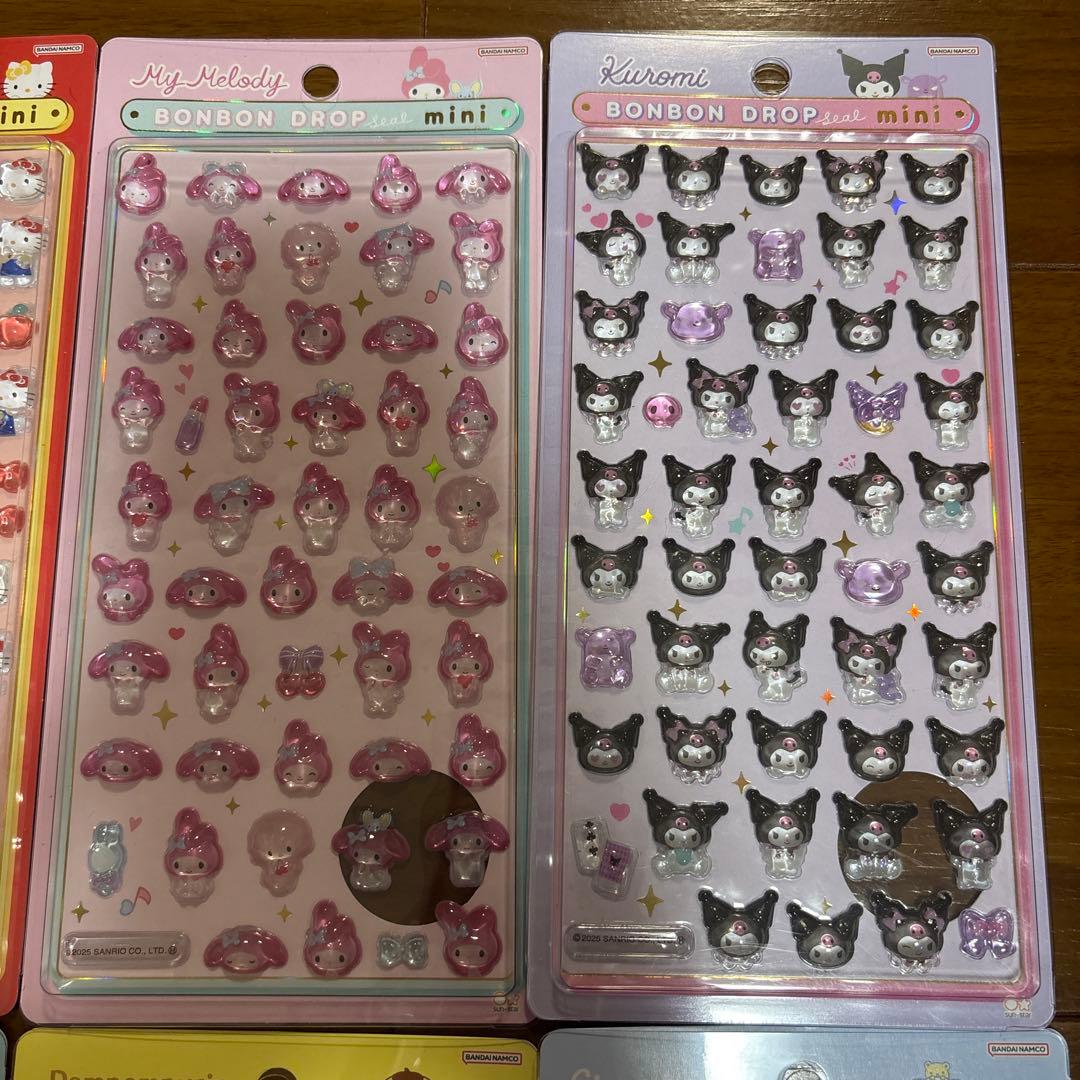 即日発送　正規品　サンリオ　ボンボンドロップシールmini コンプ 8種　セット