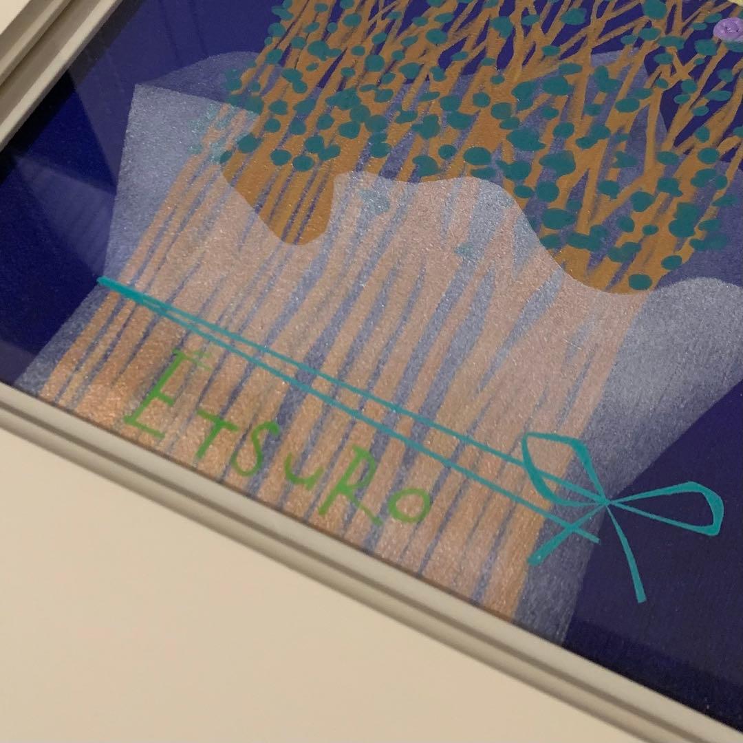鈴木悦郎先生の絵画　春告げ花