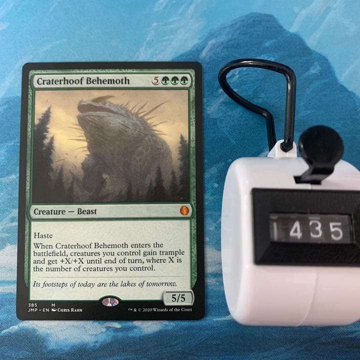 MTG 4枚 孔蹄のビヒモス